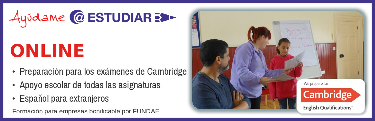 exámenes de cambridge y apoyo escolar en todas las asignaturas online